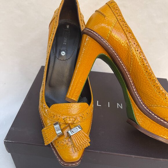 Auc Celine Tassel Patent Leather heels 7 - Picture 9 of 11